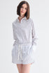 SHORTS LISTRA FINA MARINHO
